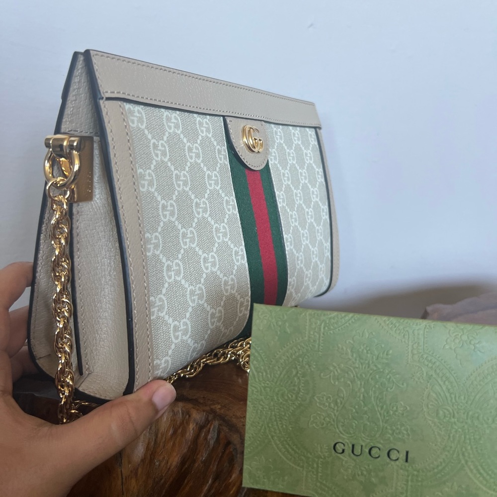 Original and never worn Gucci Ophidia Handbag.